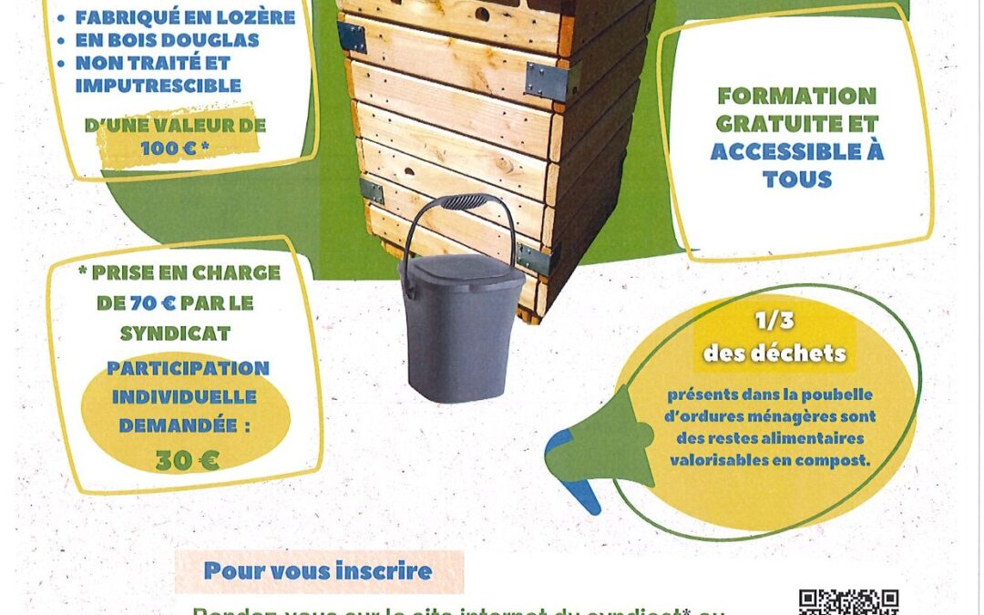 Venez récupérer votre composteur !